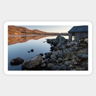 Loch Muick Boathouse Sticker